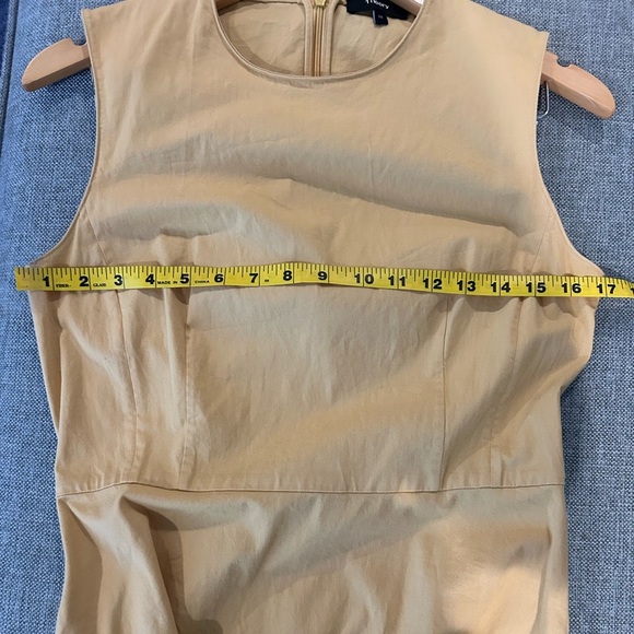 Theory Classic Chino Volume Dart Yellow Dress - Picture 9 of 11